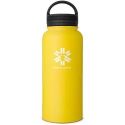 Thermo water bottle Traveler 1L yellow